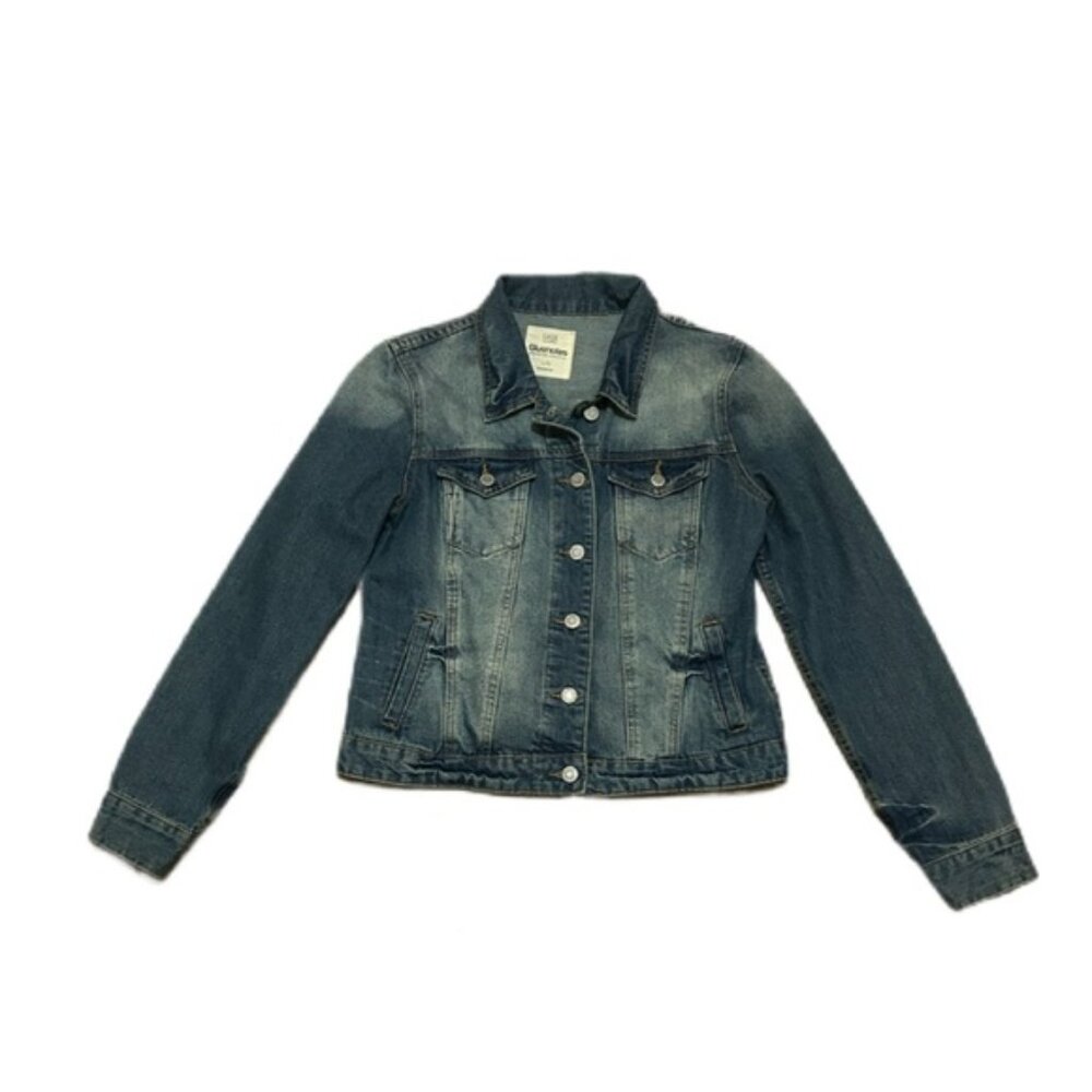 100% Cotton Blue Denim Jean Jacket